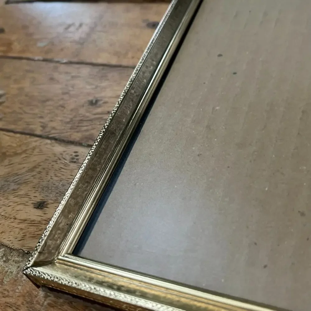 Vintage Hinged Double Picture Frame 7.25